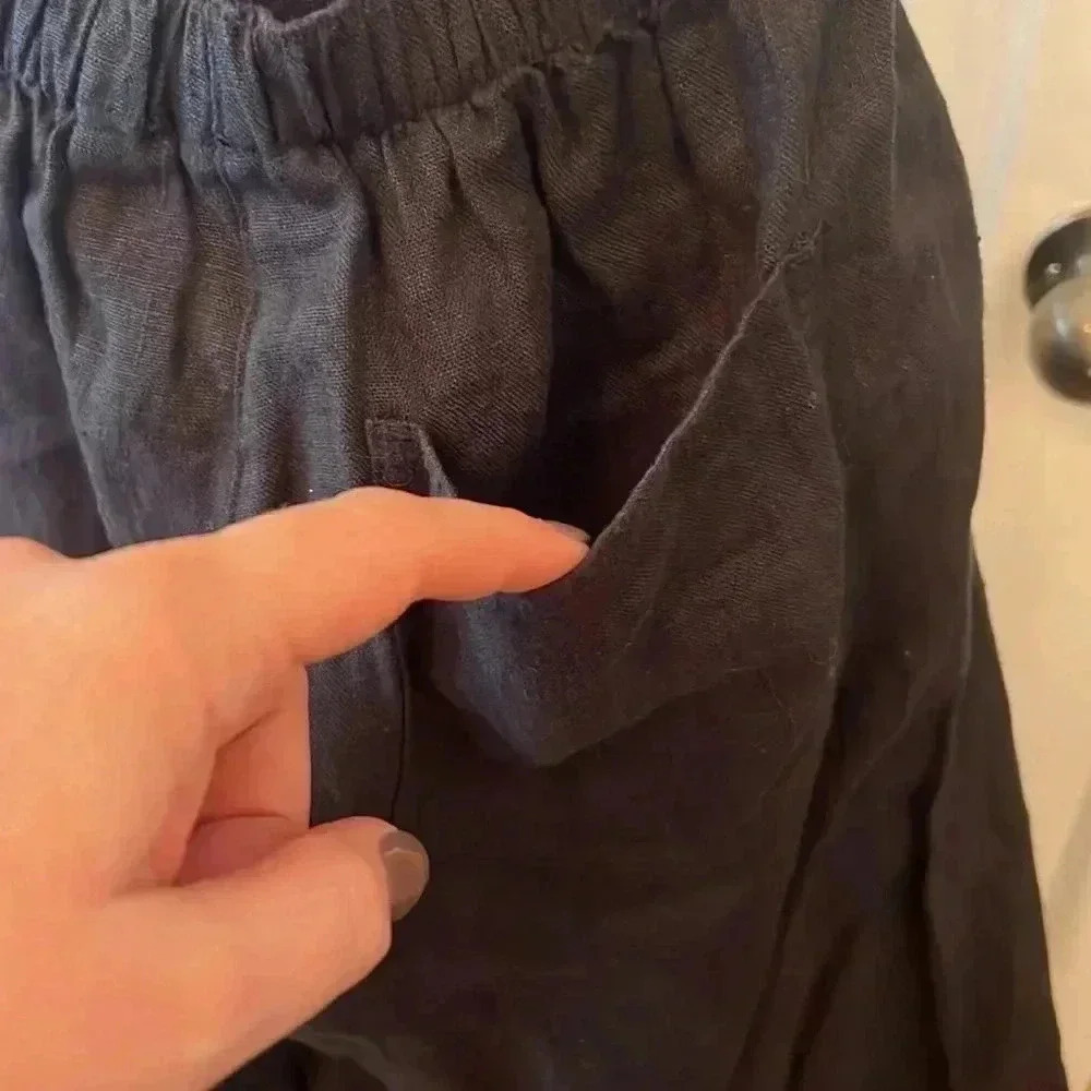 NWT Chico’s Gaucho Linen Pants-Sz 0 - Picture 6 of 6